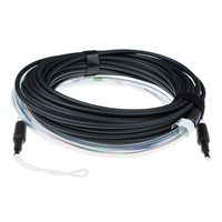 ACT RL4116 InfiniBand/fibre optic cable 160 m 8x LC OS2 Zwart