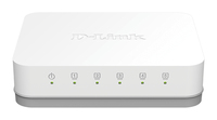 D-Link GO-SW-5G Beállítást nem igénylő (unmanaged) Gigabit Ethernet (10/100/1000) Fehér
