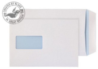 Blake White Window Self Seal Pocket C5 229x162mm 100gsm (Pack 500)