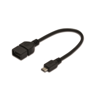 Uniformatic 14560 câble USB 1 m USB 2.0 USB A Micro-USB B Noir