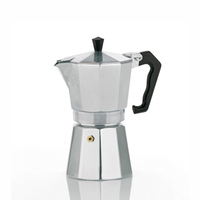 Kela 10590 Manuelle Kaffeemaschine Mokka-Kanne Aluminium