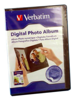 Verbatim 49204 cd/dvd táska 20 lemezek Fekete, Kék, Fehér