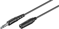 Goobay 50428 Audio-Kabel 5 m 6.35mm Schwarz