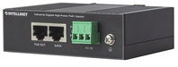 Intellinet Gigabit High-Power PoE+ Industrie-Injektor, 1 x 30 Watt-Port, IEEE 802.3at/af Power over Ethernet (PoE+/PoE), Metallgehäuse
