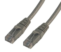 MCL RJ45 CAT6 A U/UTP 0.5m câble de réseau Gris 0,5 m Cat6a