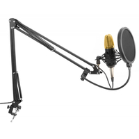 Vonyx CMS400B Schwarz, Gold Studio-Mikrofon
