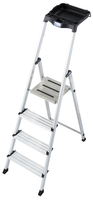 Krause 126528 ladder Step ladder Aluminium, Black