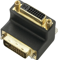 Renkforce RF-2959686 tussenstuk voor kabels DVI-I Zwart