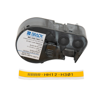 Brady MC-250-7641-YL printer label Black, Yellow Self-adhesive printer label