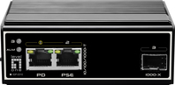 LevelOne IGP-0310 łącza sieciowe Gigabit Ethernet (10/100/1000) Obsługa PoE Czarny