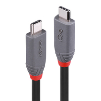 Lindy 36947 cavo USB 0,8 m USB4 Gen 3x2 USB C Nero