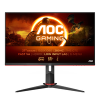 AOC G2 27G2ZN3/BK écran plat de PC 68,6 cm (27") 1920 x 1080 pixels Full HD LCD Noir, Rouge