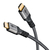 Goobay 64999 HDMI kabel 0,5 m HDMI Type A (Standaard) Zwart, Zilver