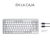 Logitech MX Mini Mechanical for Mac teclado Bluetooth QWERTY Internacional de EE.UU. Gris, Blanco