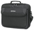 Manhattan Cambridge Laptop Bag 14.1", Clamshell Design, Black, LOW COST, Accessories Pocket, Document Compartment on Back, Shoulder Strap (removable), Equivalent to Targus CN313...