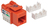 Intellinet Cat5e Modularbuchse, UTP, Keystone Jack, orange, benötigt LSA-Auflegewerkzeug