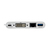 Tripp Lite U444-06N-DGU-C Adaptador Multipuerto USB-C, DVI, Puerto USB-A, GbE, Carga PD, Blanco