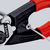 Knipex 95 62 190 T kabelschaar Handmatige kabelknipper