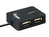 Equip 128952 hálózati csatlakozó USB 2.0 480 Mbit/s Fekete