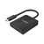 UNITEK V1408A adaptateur graphique USB Noir