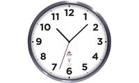 ALBA Horloge murale radiopilotée "HOREXTRARC" blanc / argent (74800013)