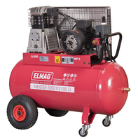 ELMAG Kompressor Typ MEISTER 500/10/100D, 400V, 2,2kW, 10bar, 100l, 285l/min