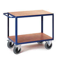 Schwerlast-Tischwagen, 850x500mm, Tragf. 600kg, blau