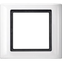 Aquadesign - plaque de finition standard - 1 poste - blanc (MTN400119)