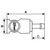 PREVOST Sicherheits-Schnellkupplung Gehäuse aus Verbundwerkstoff, Schlauchkupplung, 8mm ISO C6