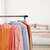 Relaxdays Drahtbügel, 50er Set, für leichte Kleidung, platzsparende Draht Kleiderbügel, Steg für Hosen und Röcke, 40 cm