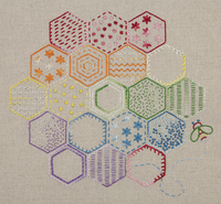 Embroidery Kit: Essentials: Stitch Sampler 1: Honeycomb