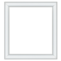Frame: Wooden: 13 x 16cm: White