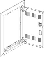 Blendrahmen + Tür für UP-VT,1x3-reihig GBRU13TL