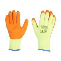 TIMCo Eco-Grip Gloves Crinkle Latex Coated Polycotton Size X Large