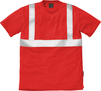 Fristads Kansas 101010-330 Hi-Vis T-Shirt, Kurzarm 7411 TP Warnschutz-Rot Gr.XS