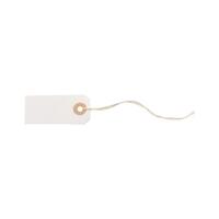 White Strung Tag 120x60mm [Pack 75]