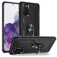 NALIA Ring Cover compatible with Samsung Galaxy S20 Case, Shockproof Kickstand Mobile Skin with 360° Finger Holder, Slim Protective Hardcase & Silicone Bumper, for Magnetic Car ...