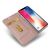 NALIA Flip Cover compatibile con iPhone X / XS, Custodia Sottile Verticale Case Protettiva Ecopelle magnetico, Similpelle Protezione Telefono Cellulare Slim full-body  Rosa Gold...