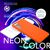 NALIA Set [5-in-1] Compatibile con Samsung Galaxy S23 Custodia [1x Neon Case & 2x Vetro di Protezione Del Display & 2x Protezione Della Telecamera] Colore Intenso Antiscivolo Go...