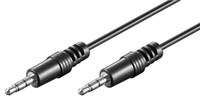 Audio-Video-Kabel 2,5 m , 3,5 mm stereo St.>3,5 mm stereo St.