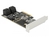 5 Port SATA PCI Express x4 Karte - Low Profile Formfaktor, Delock® [90395]
