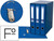 Modulo Liderpapel 3 Archivadores Folio 2 Anillas Mixtas 40Mm Azul