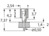 IC-Kontaktfederstreifen, 50-polig, RM 2.54 mm , Messing/Kupferberyllium für DIL-