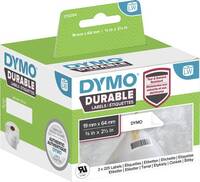 DYMO Etikett tekercs 64 x 19 mm Polipropilén fólia Fehér 900 db Véglegesen tapadó 2112284 Univerzális etikett, Cím etikett