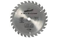 Wolfcraft 6737000 Keményfém körfűrészlap 210 x 30 mm Fogak száma (collonként): 30 1 db