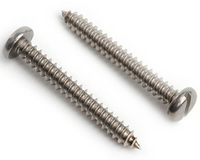 4.8 X 32 SLOT PAN SELF TAPPING SCREW DIN 7971C A2 STAINLESS STEEL