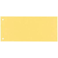 Esselte Karton elválasztócsík, sárga, 100 db/cs