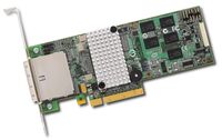 8-Port Ext., 6Gb/s SAS+SATA, PCIe 2.0, SGL RAID vezérlok