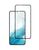 Samsung Galaxy S22 5G - 10 pcs Black Full Cover Glass Titan Shield Tempered Glass BULK pack. Displayfolie