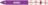 Rohrmarkierer mit Gefahrenpiktogramm - Anilin, Violett, 2.6 x 25 cm, Seton